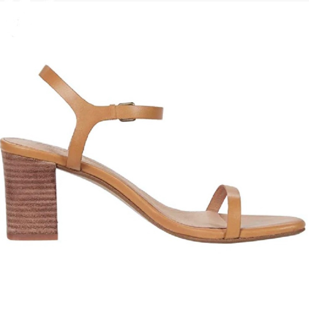 Madewell Bare Heeled Sandals in Nubuck